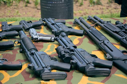 Image representing the word: gun