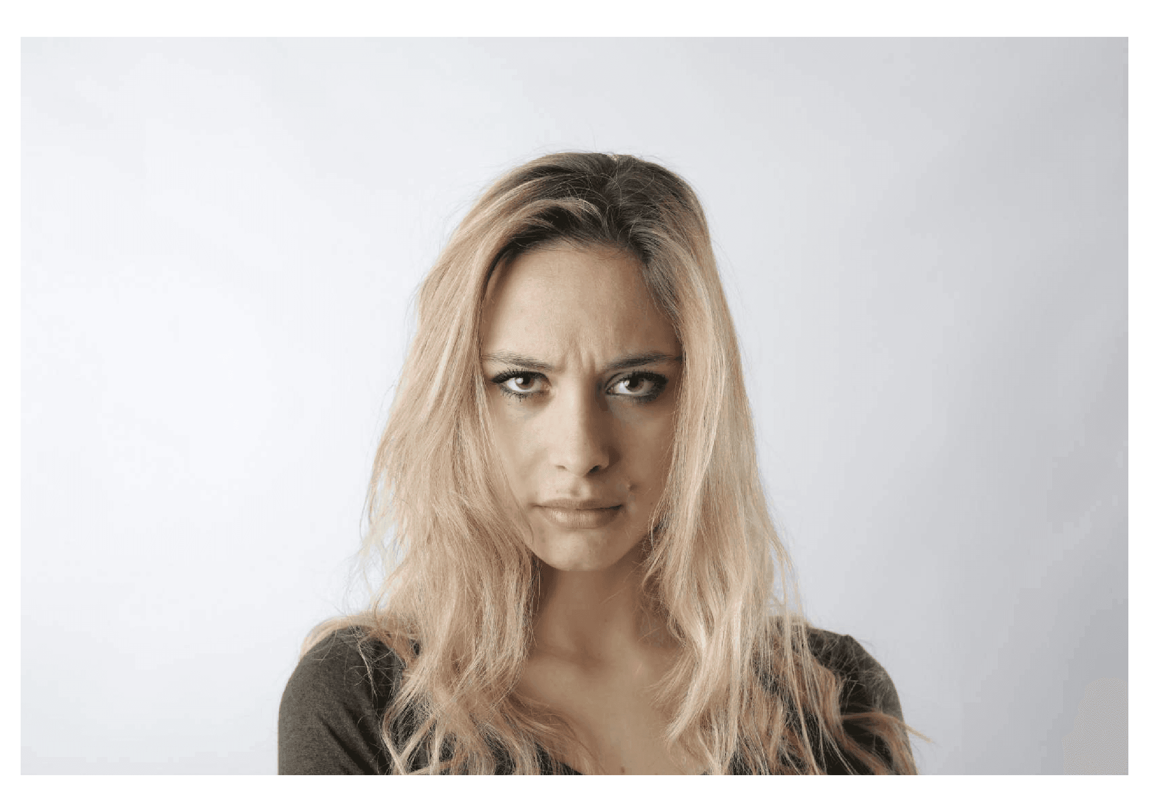 Image representing the word: scowl